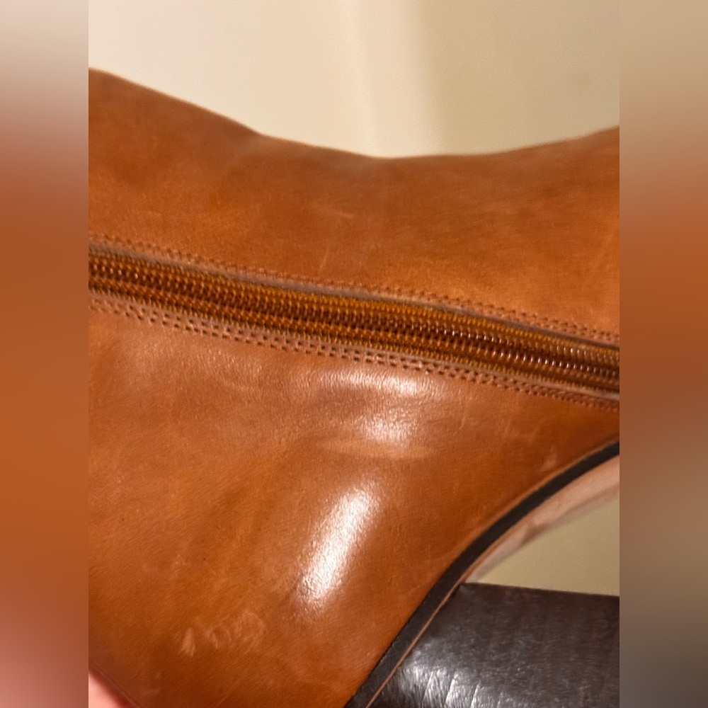 ALOHAS Tan Leather Heeled Boots - Picture 6 of 7